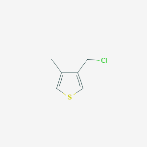 molecular formula C6H7ClS B13546977 3-(Chloromethyl)-4-methylthiophene 