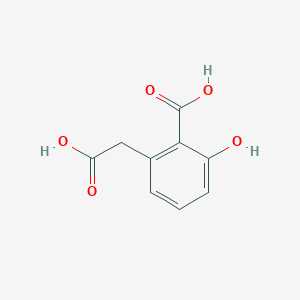 2-(Carboxymethyl)-6-hydroxybenzoic acid