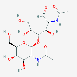 molecular formula C₁₆H₂₈N₂O₁₁ B013547 N,N'-diacetylchitobiose CAS No. 35061-50-8