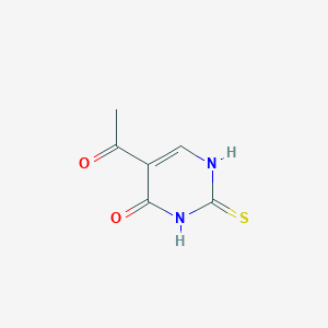 1-(4-Hydroxy-2-sulfanyl-5-pyrimidinyl)-1-ethanone