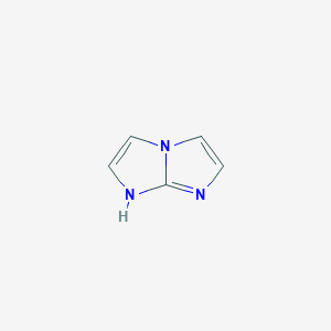 molecular formula C5H5N3 B13547046 1H-imidazo[1,2-a]imidazole CAS No. 251-91-2