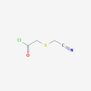 [(Cyanomethyl)sulfanyl]acetyl chloride