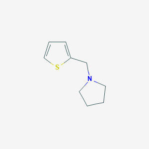 molecular formula C9H13NS B1354722 1-(Thiophen-2-ylmethyl)pyrrolidine CAS No. 16087-92-6