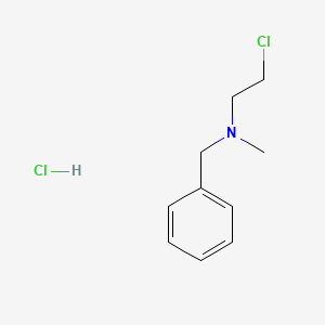 molecular formula C10H15Cl2N B1354741 N-(2-Chloroethyl)-N-methylbenzylamine hydrochloride CAS No. 23510-18-1