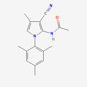 N-[3-Cyano-4-methyl-1-(2,4,6-trimethyl-phenyl)-1H-pyrrol-2-YL]-acetamide
