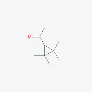 molecular formula C9H16O B1354749 1-(2,2,3,3-Tetramethylcyclopropyl)ethan-1-one CAS No. 60802-86-0
