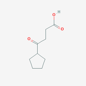 molecular formula C9H14O3 B1354752 4-Cyclopentyl-4-oxobutyric acid CAS No. 3400-90-6