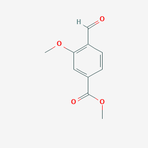 molecular formula C10H10O4 B1354753 Methyl 4-formyl-3-methoxybenzoate CAS No. 74733-24-7