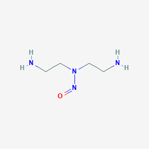molecular formula C4H12N4O B1354765 bis(2-aminoethyl)-N-nitrosamine 