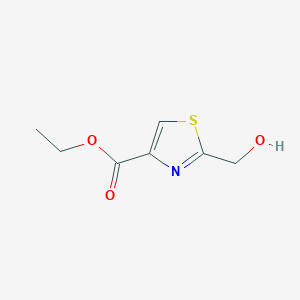 molecular formula C7H9NO3S B1354768 Ethyl 2-(hydroxymethyl)thiazole-4-carboxylate CAS No. 40235-65-2