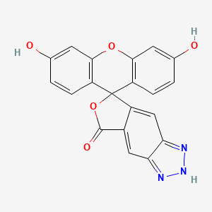 molecular formula C20H11N3O5 B1354786 4,5-Diaminofluorescein triazole CAS No. 208850-35-5