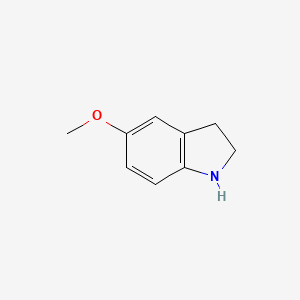 molecular formula C9H11NO B1354788 5-Methoxyindoline CAS No. 21857-45-4
