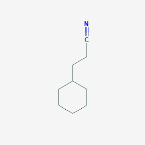 molecular formula C9H15N B1354802 3-Cyclohexylpropanenitrile CAS No. 41010-09-7