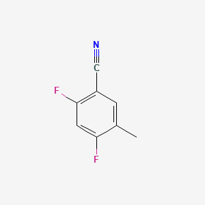 molecular formula C8H5F2N B1354804 2,4-Difluoro-5-methylbenzonitrile CAS No. 329314-68-3