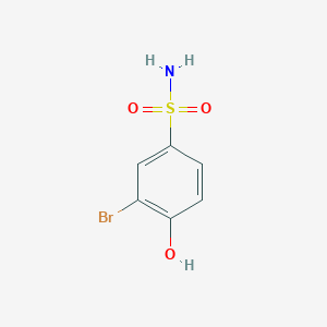molecular formula C6H6BrNO3S B13548060 3-Bromo-4-hydroxybenzenesulfonamide 