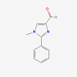 molecular formula C11H10N2O B1354807 1-methyl-2-phenyl-1H-imidazole-4-carbaldehyde CAS No. 94938-02-0