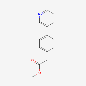 molecular formula C14H13NO2 B1354827 Methyl 2-(4-(pyridin-3-yl)phenyl)acetate CAS No. 1624260-67-8