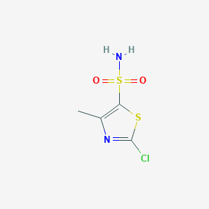 molecular formula C4H5ClN2O2S2 B1354828 2-Chloro-4-methylthiazole-5-sulfonamide CAS No. 348086-67-9