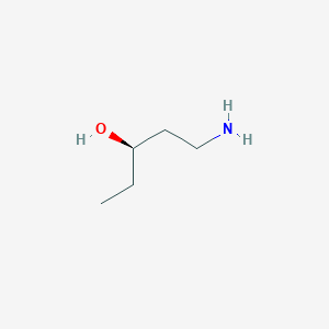 molecular formula C5H13NO B13548315 (R)-1-Aminopentan-3-ol 
