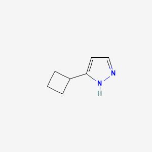 molecular formula C7H10N2 B1354834 3-Cyclobutyl-1H-pyrazole CAS No. 476629-86-4