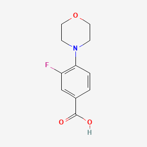 3-Fluoro-4-morpholinobenzoic acid