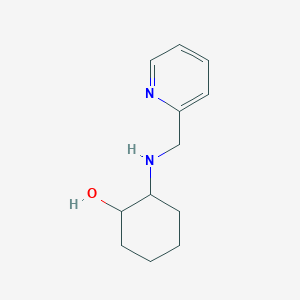 2-[(Pyridin-2-ylmethyl)amino]cyclohexan-1-ol