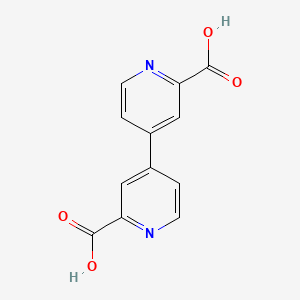 molecular formula C12H8N2O4 B1354859 [4,4'-Bipyridine]-2,2'-dicarboxylic acid CAS No. 85531-49-3
