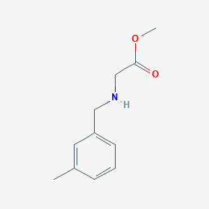 molecular formula C11H15NO2 B13548821 Methyl (3-methylbenzyl)glycinate 