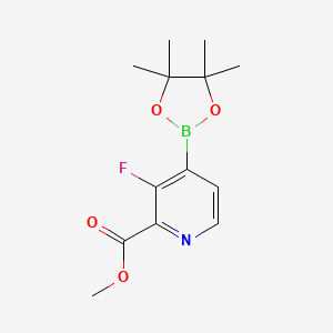 molecular formula C13H17BFNO4 B13548904 Methyl 3-fluoro-4-(tetramethyl-1,3,2-dioxaborolan-2-yl)pyridine-2-carboxylate 