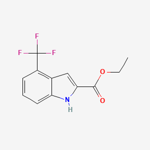 Ethyl 4-(trifluoromethyl)-1H-indole-2-carboxylate