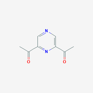 molecular formula C8H8N2O2 B135490 2,6-二乙酰吡嗪 CAS No. 132855-06-2