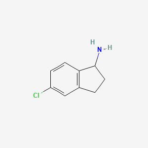 molecular formula C9H10ClN B1354901 5-Chloro-2,3-dihydro-1H-inden-1-amine CAS No. 67120-39-2