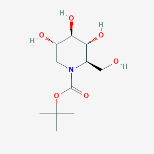 molecular formula C11H21NO6 B1354902 N-Boc-1,5-imino-D-glucitol CAS No. 130539-12-7