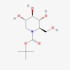 tert-butyl (2R,3R,4R,5S)-3,4,5-trihydroxy-2-(hydroxymethyl)piperidine-1-carboxylate