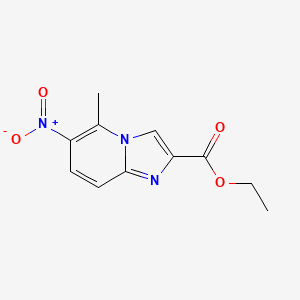 Ethyl 5-methyl-6-nitroimidazo[1,2-a]pyridine-2-carboxylate