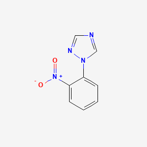 molecular formula C8H6N4O2 B1354918 1-(2-nitrophenyl)-1H-1,2,4-triazole CAS No. 25688-22-6