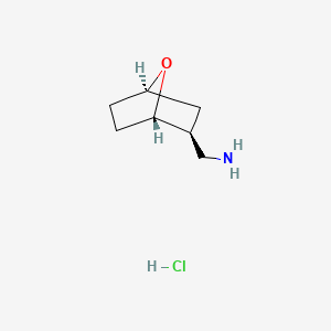 molecular formula C7H14ClNO B13549288 rac-1-[(1R,2R,4S)-7-oxabicyclo[2.2.1]heptan-2-yl]methanaminehydrochloride,exo 