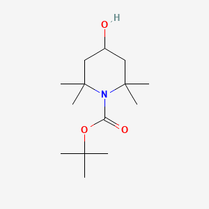molecular formula C14H27NO3 B13549328 Tert-butyl 4-hydroxy-2,2,6,6-tetramethylpiperidine-1-carboxylate 