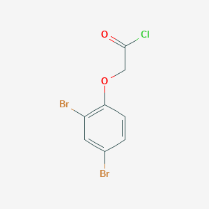 molecular formula C8H5Br2ClO2 B1354937 (2,4-Dibromophenoxy)acetyl chloride CAS No. 16738-07-1