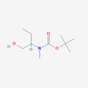 molecular formula C10H21NO3 B13549514 tert-Butyl (1-hydroxybutan-2-yl)(methyl)carbamate 