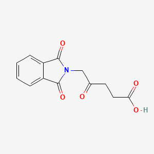 molecular formula C13H11NO5 B1354952 5-(1,3-Dioxoisoindolin-2-yl)-4-oxopentanoic acid CAS No. 92632-81-0