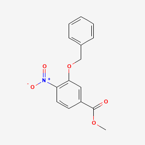 molecular formula C15H13NO5 B1354957 3-(苄氧基)-4-硝基苯甲酸甲酯 CAS No. 209528-69-8