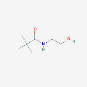 molecular formula C7H15NO2 B1354961 N-(2-Hydroxyethyl)-2,2-dimethylpropanamide CAS No. 36556-72-6