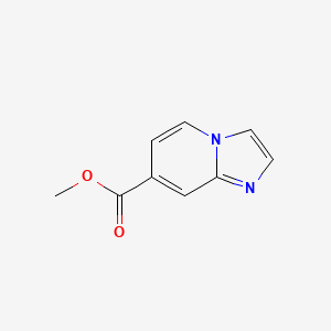 molecular formula C9H8N2O2 B1354972 Methyl imidazo[1,2-a]pyridine-7-carboxylate CAS No. 86718-01-6