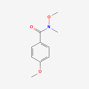 molecular formula C10H13NO3 B1354975 N,4-Dimethoxy-N-methylbenzamide CAS No. 52898-49-4
