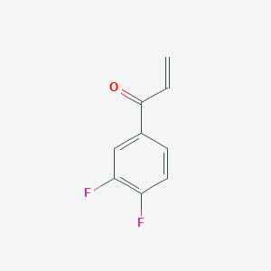 molecular formula C9H6F2O B13549878 1-(3,4-Difluorophenyl)prop-2-en-1-one 