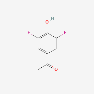 molecular formula C8H6F2O2 B1354988 1-(3,5-Difluoro-4-hydroxyphenyl)ethanone CAS No. 133186-55-7