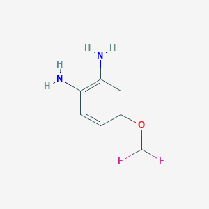 molecular formula C7H8F2N2O B1354990 4-(Difluoromethoxy)benzene-1,2-diamine CAS No. 172282-50-7
