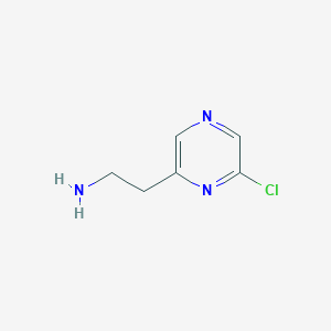 molecular formula C6H8ClN3 B13549974 2-(6-Chloropyrazin-2-YL)ethanamine CAS No. 1196151-47-9