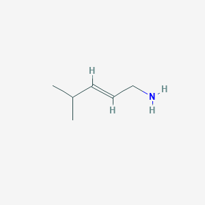 molecular formula C6H13N B13550053 4-Methylpent-2-en-1-amine 